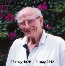 Frank Bethwaite, May 26, 1920 - May 12, 2012